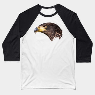 Close-up of an immature American bald eagle Baseball T-Shirt